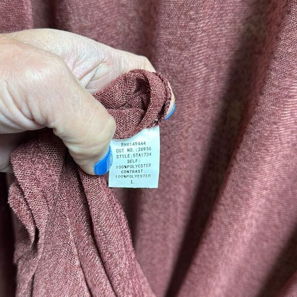 Ember Women’s Sheer Sleeve Kimono Duster Size Large NEW - Picture 6 of 7